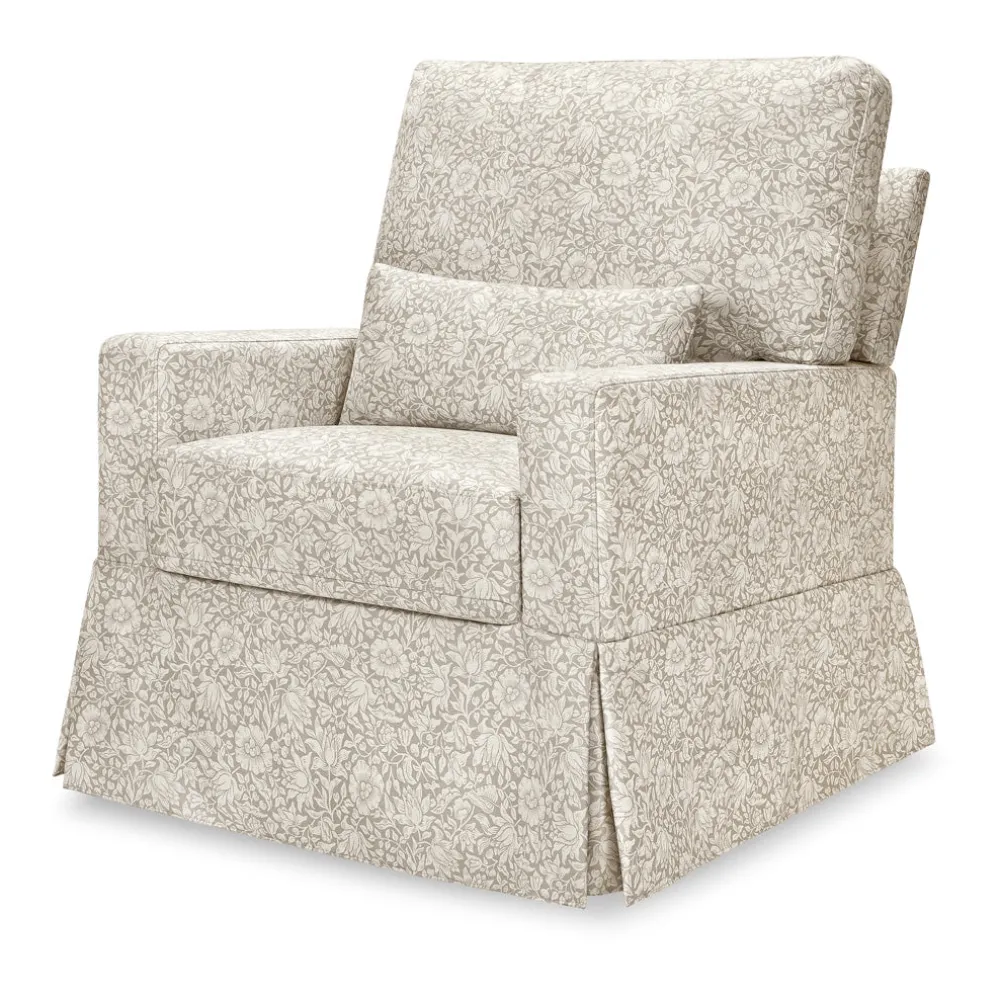 Crawford Pillowback Comfort Swivel Glider