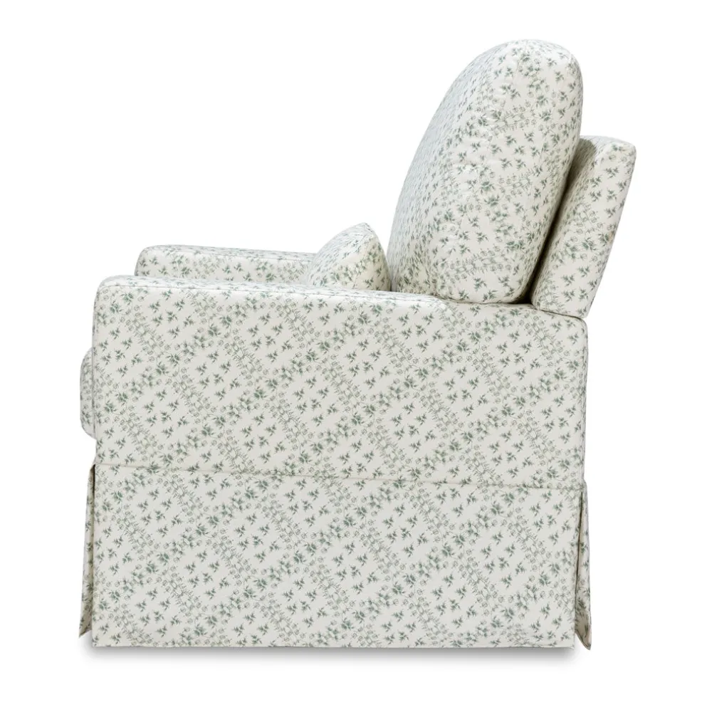 Crawford Pillowback Comfort Swivel Glider