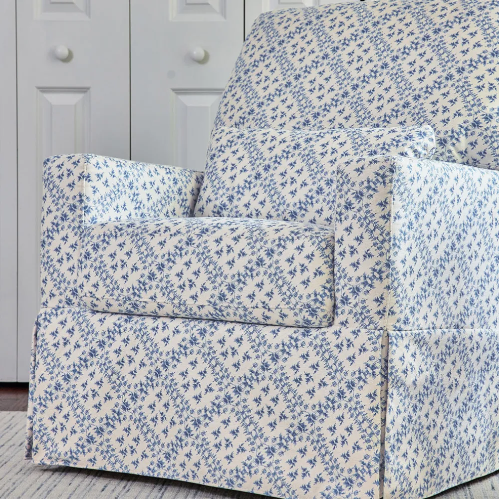 Crawford Pillowback Comfort Swivel Glider