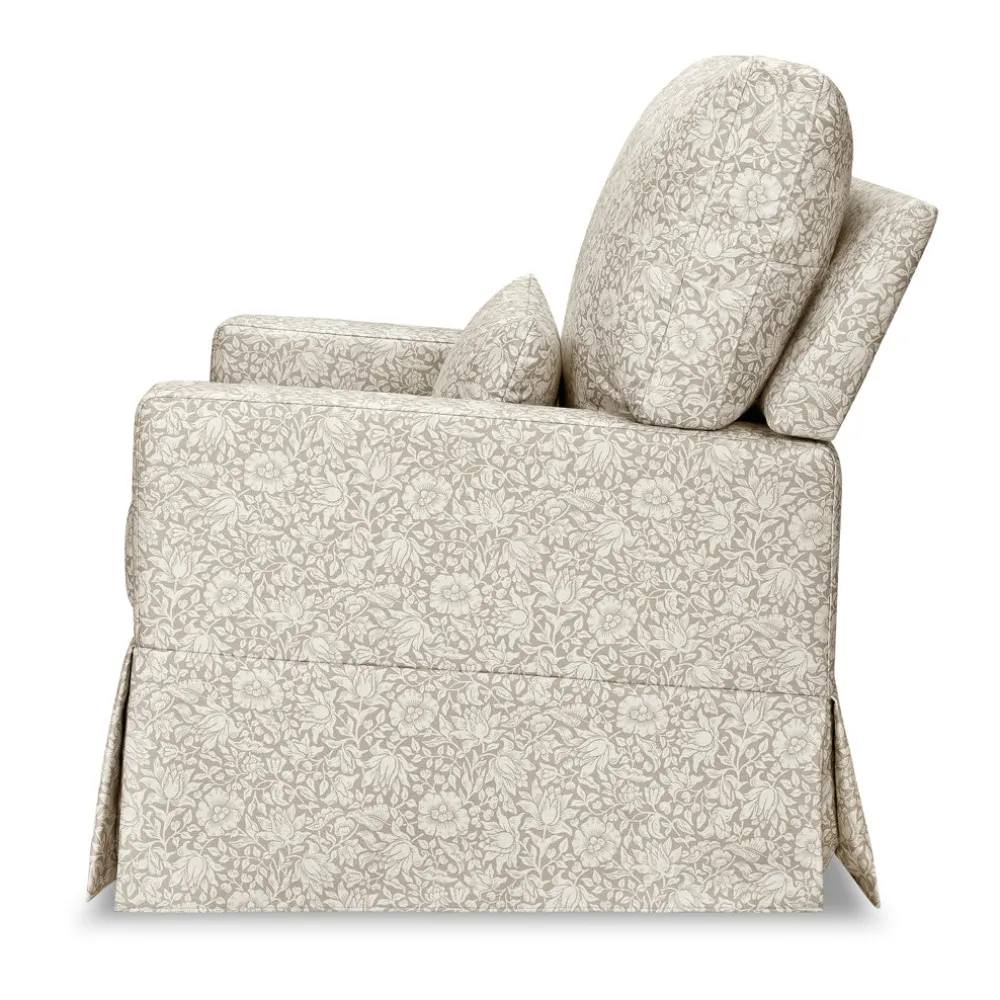 Crawford Pillowback Comfort Swivel Glider
