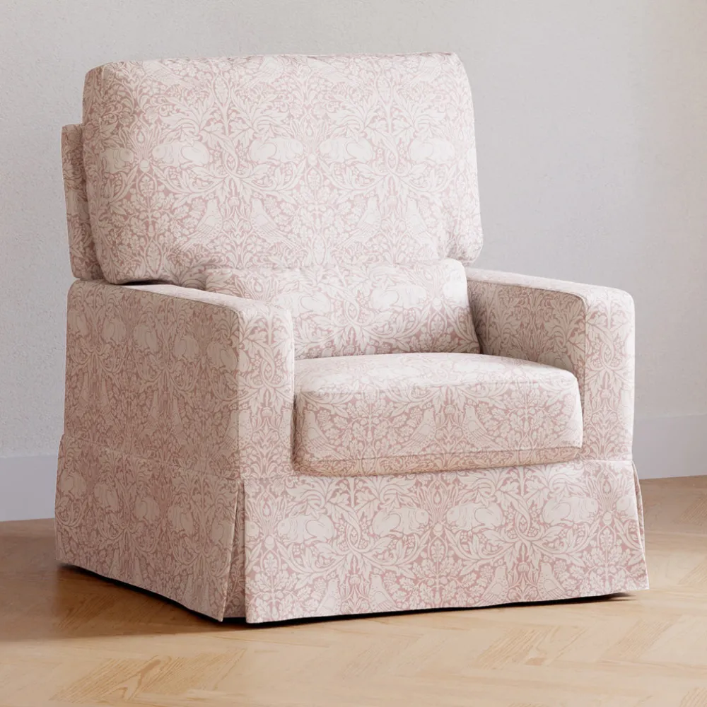 Crawford Pillowback Comfort Swivel Glider