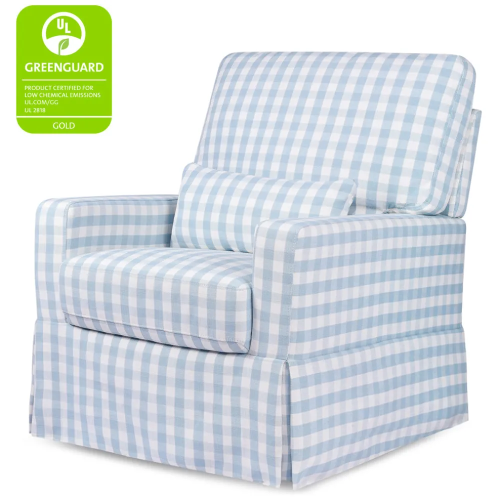 Crawford Pillowback Comfort Swivel Glider