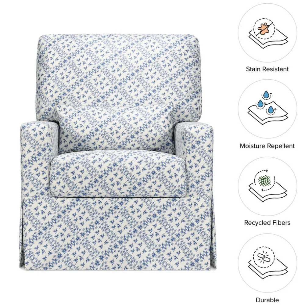 Crawford Pillowback Comfort Swivel Glider