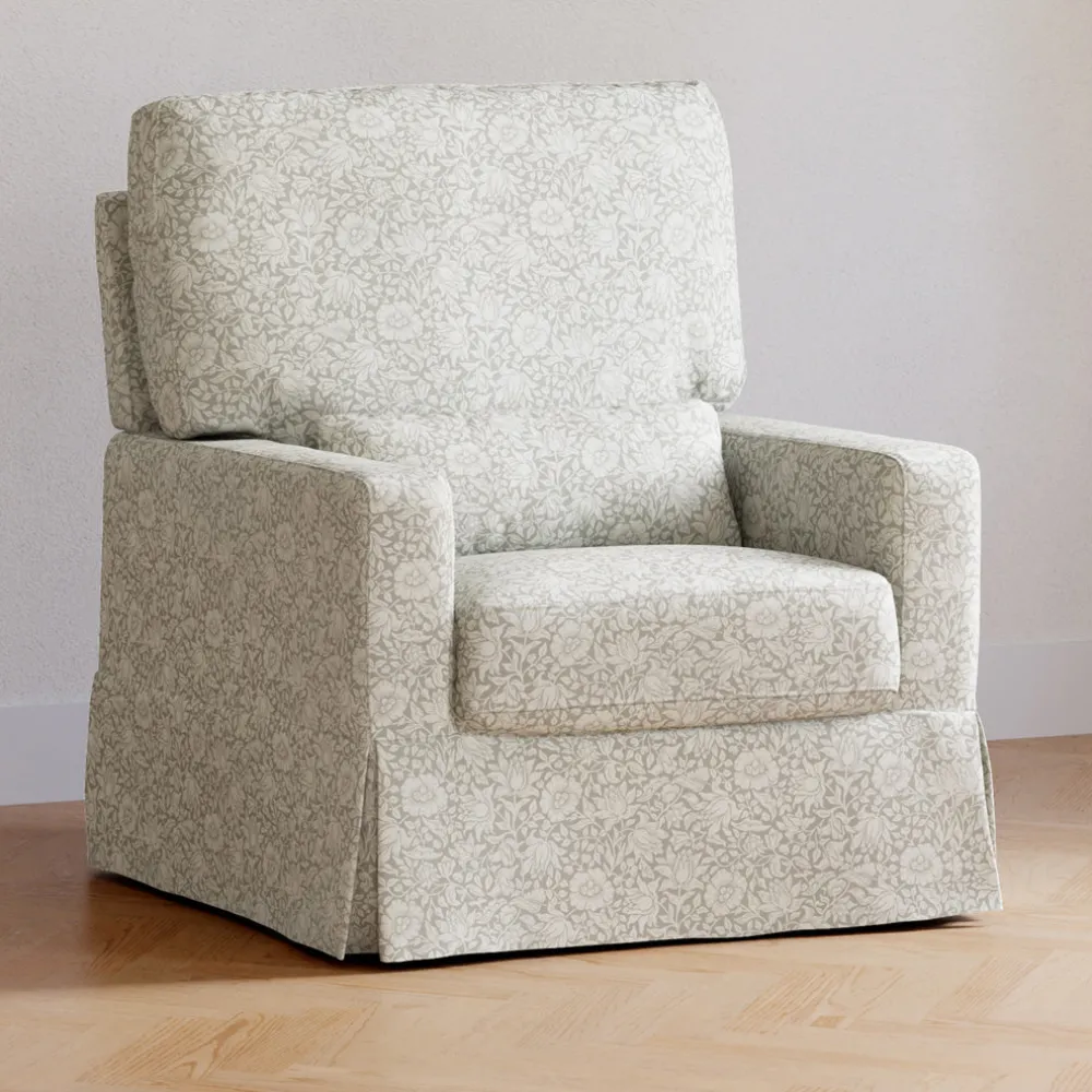 Crawford Pillowback Comfort Swivel Glider