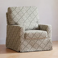 Crawford Pillowback Comfort Swivel Glider