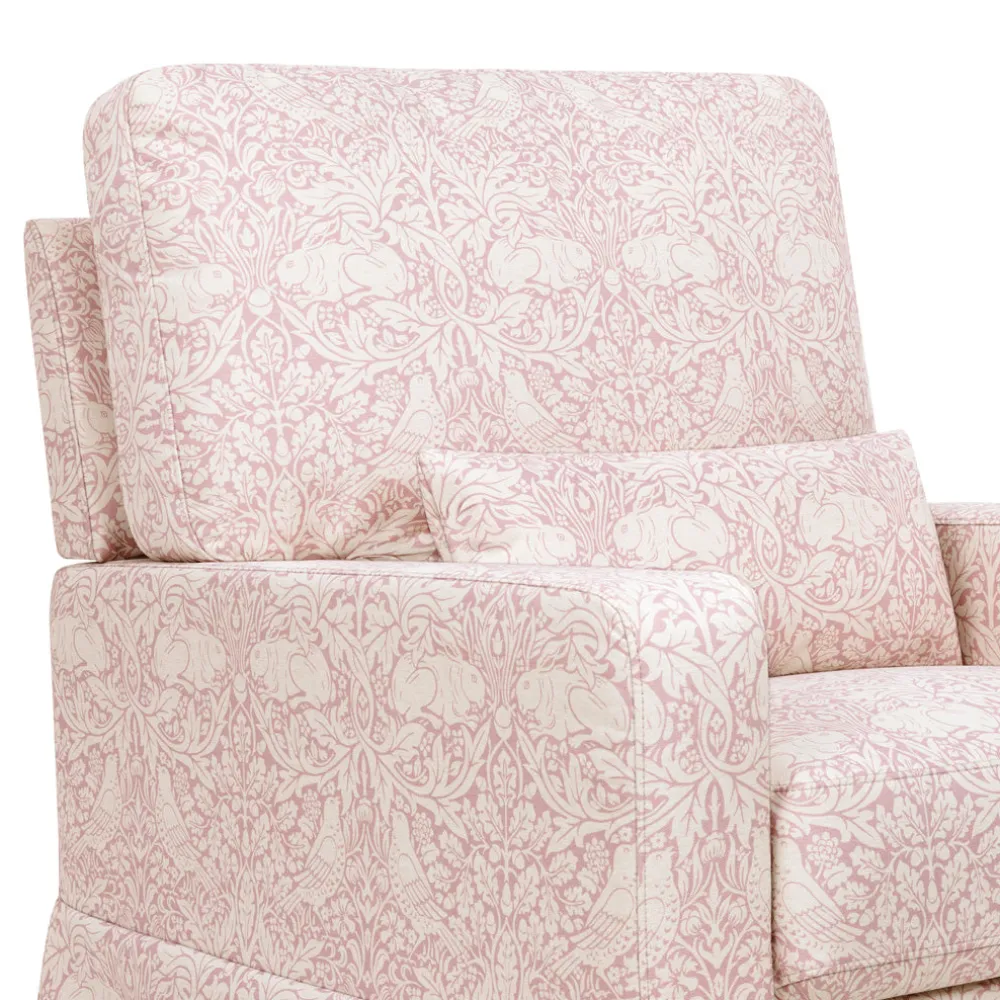 Crawford Pillowback Comfort Swivel Glider