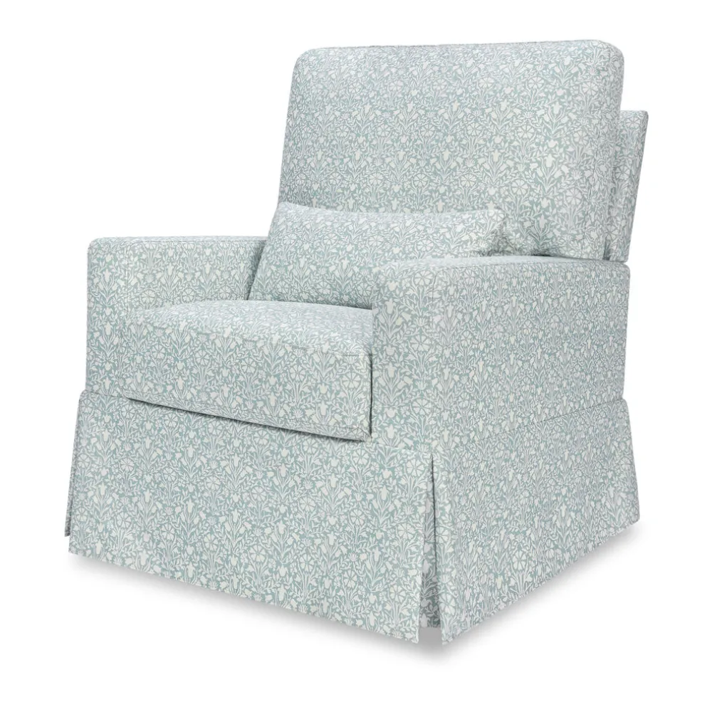 Crawford Pillowback Comfort Swivel Glider