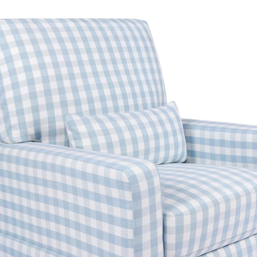 Crawford Pillowback Comfort Swivel Glider