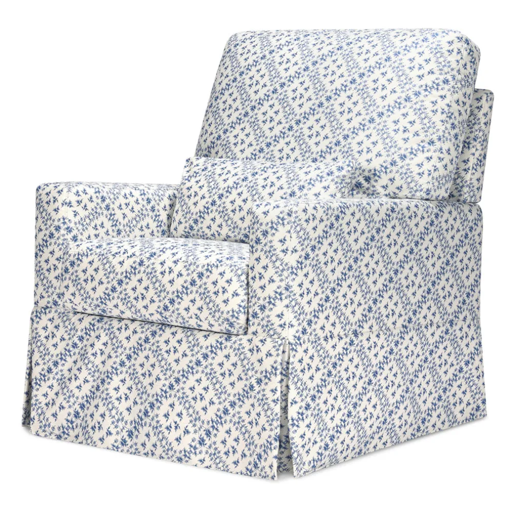 Crawford Pillowback Comfort Swivel Glider
