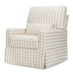 Crawford Pillowback Comfort Swivel Glider