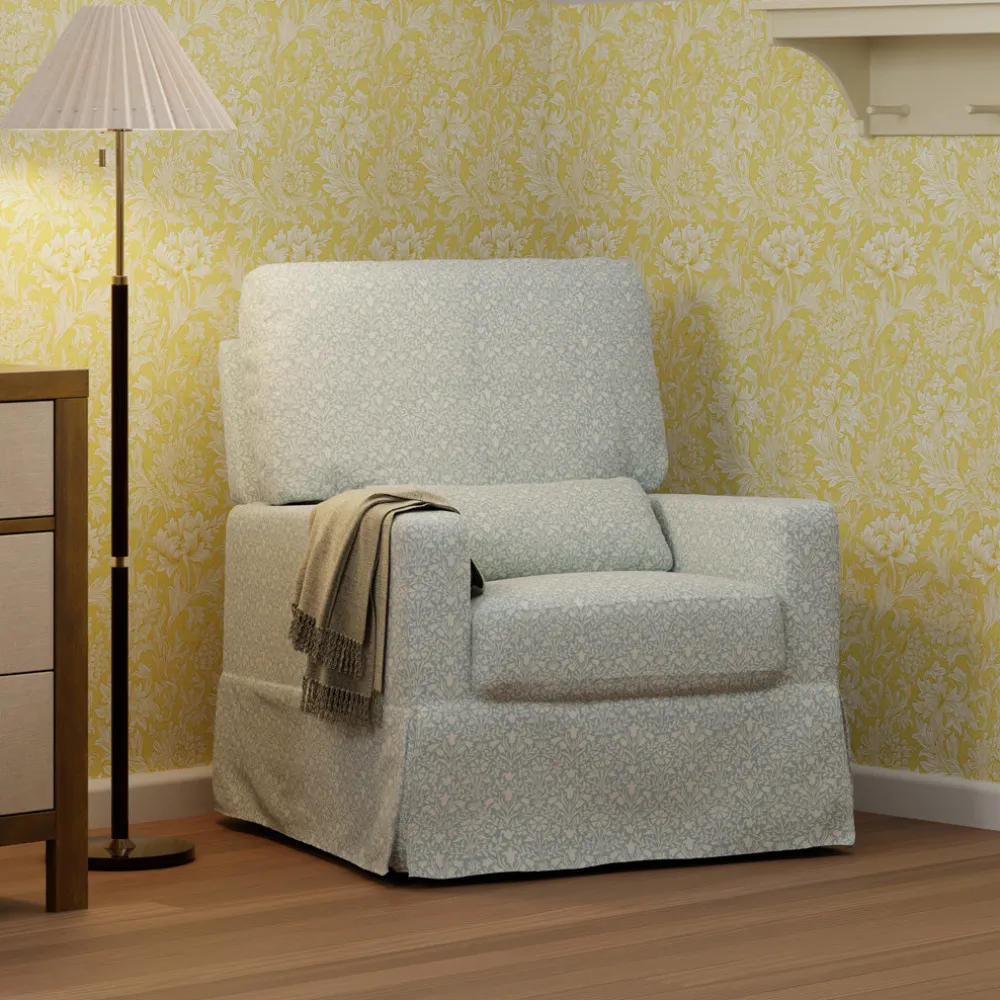 Crawford Pillowback Comfort Swivel Glider