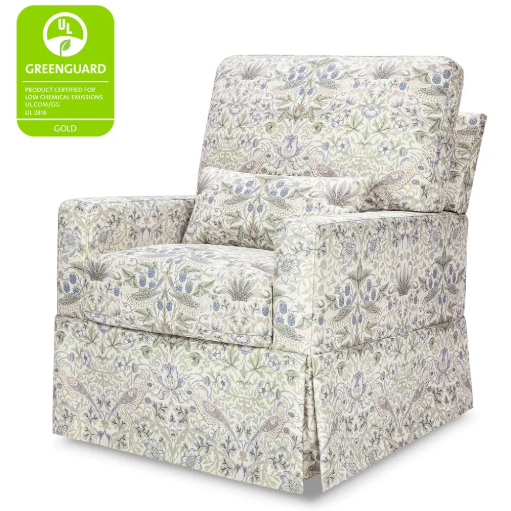 Crawford Pillowback Comfort Swivel Glider