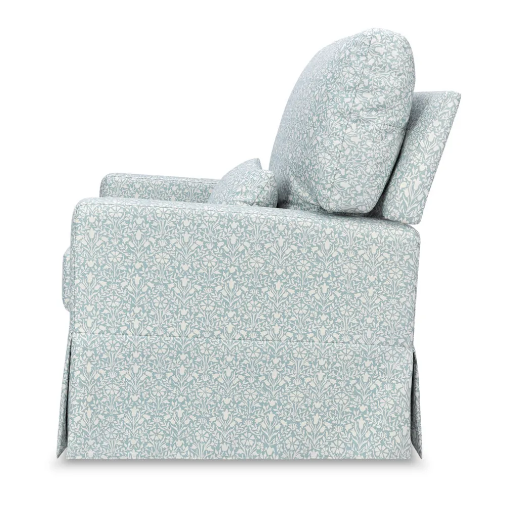 Crawford Pillowback Comfort Swivel Glider