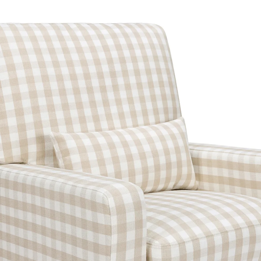 Crawford Pillowback Comfort Swivel Glider