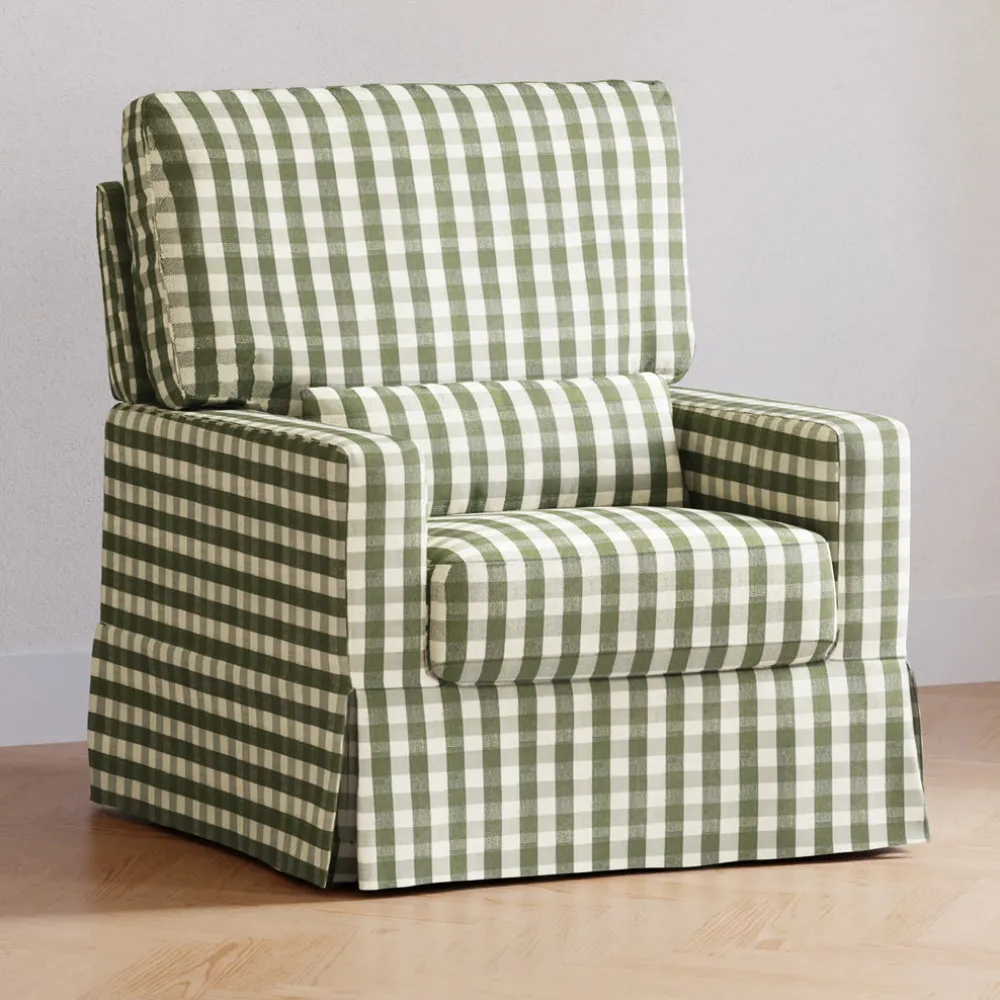 Crawford Pillowback Comfort Swivel Glider