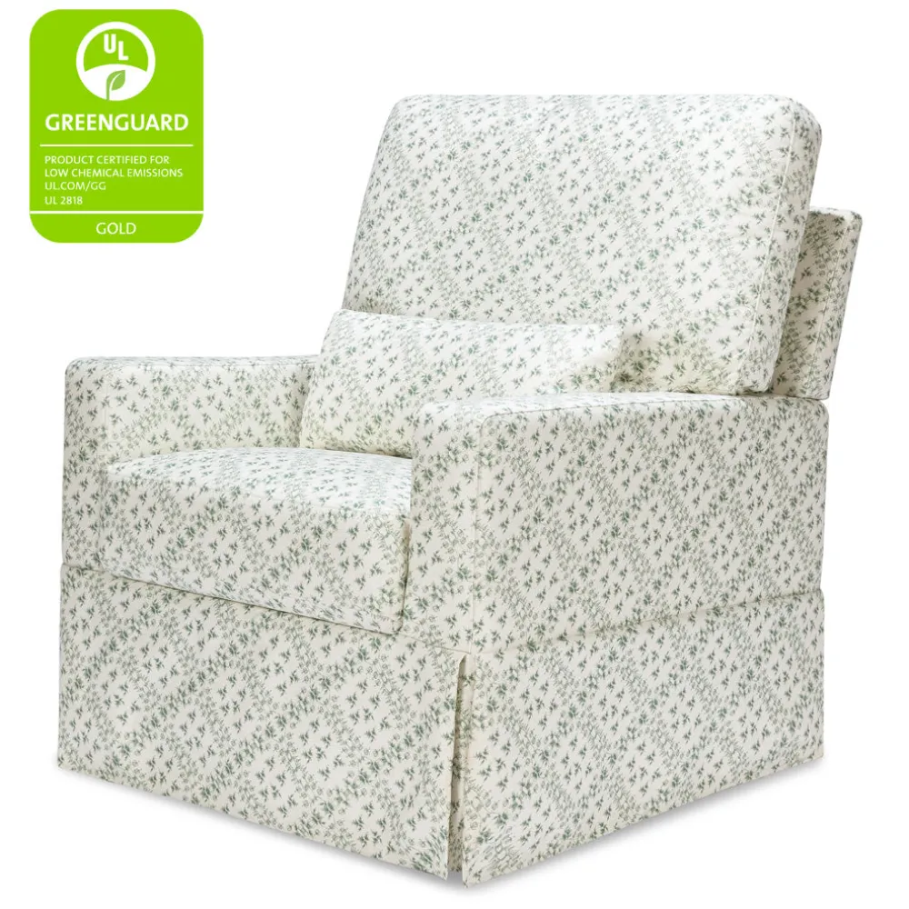 Crawford Pillowback Comfort Swivel Glider