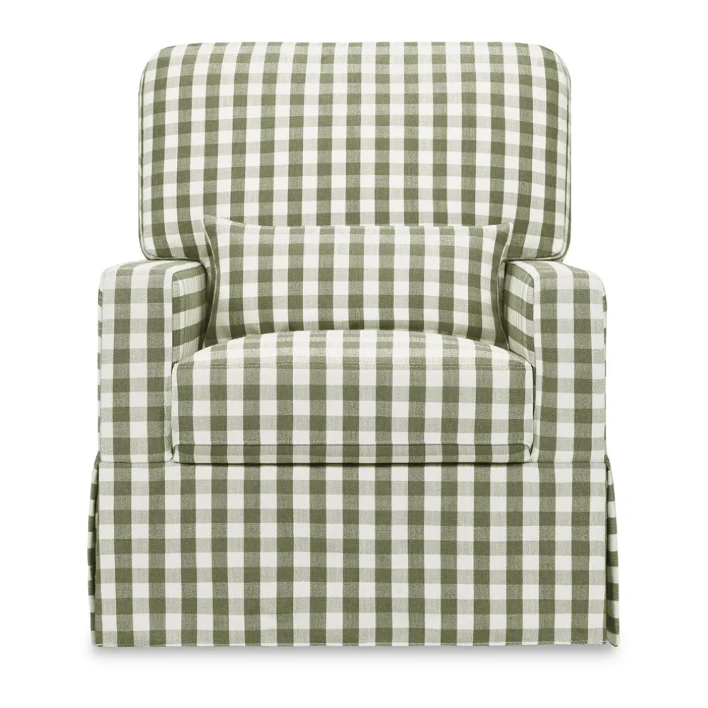 Crawford Pillowback Comfort Swivel Glider
