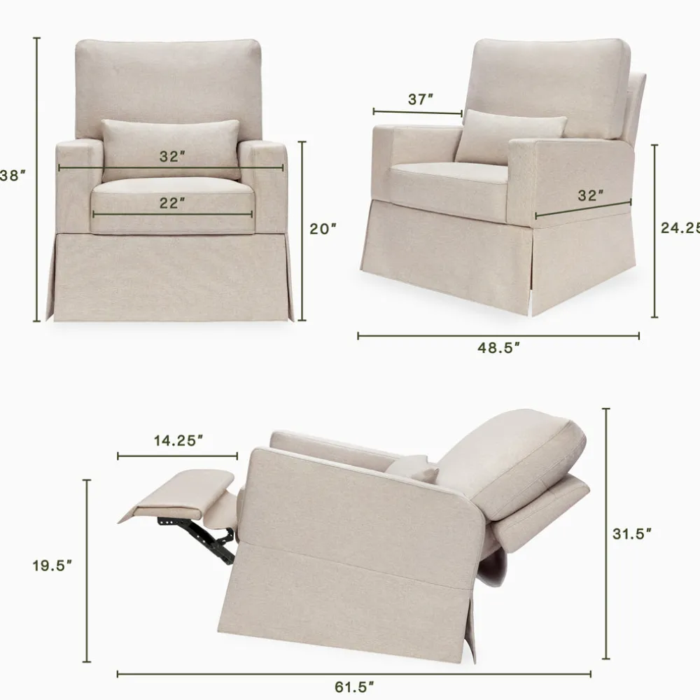 Crawford Recliner and Swivel Glider