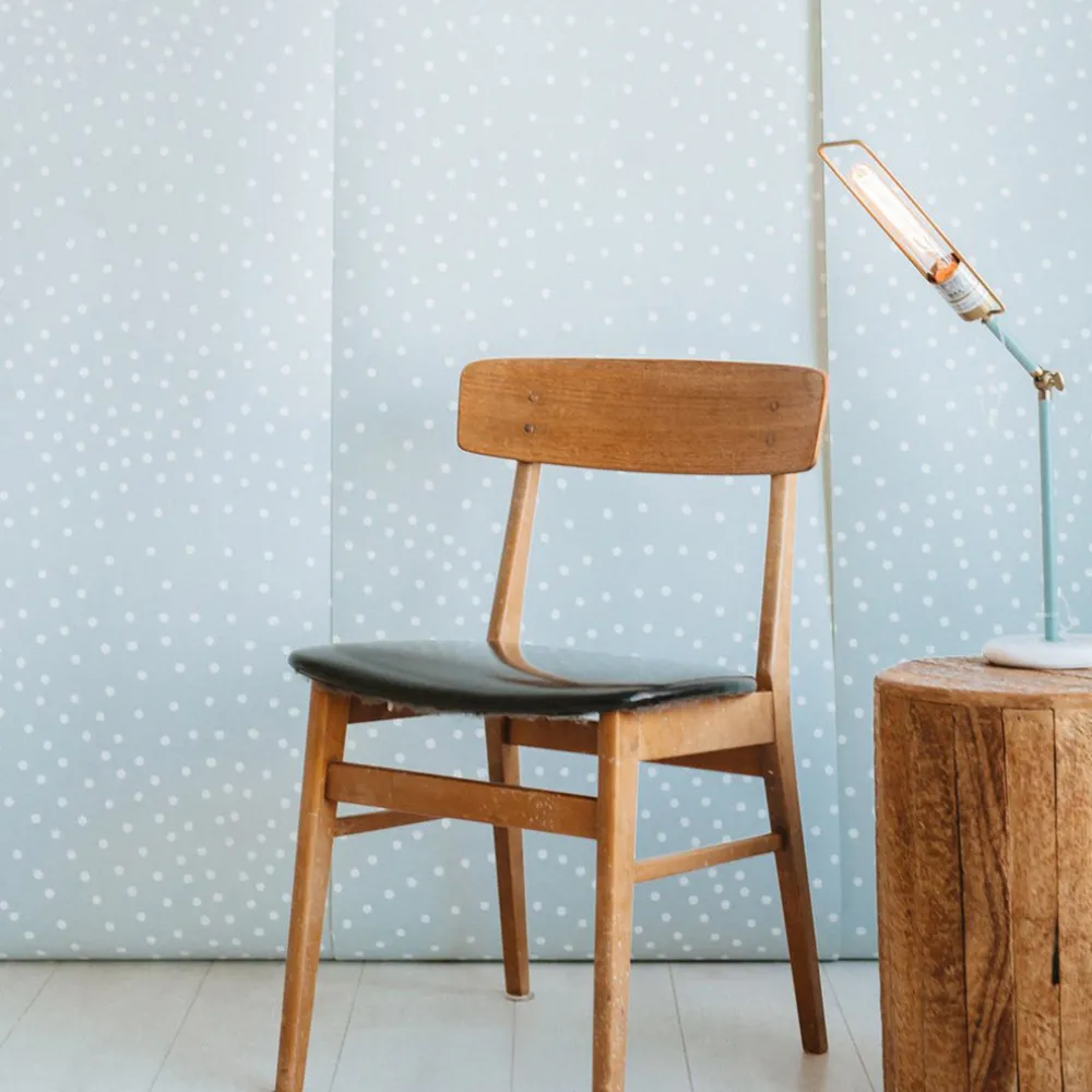 Crescent Polka Dots Mural