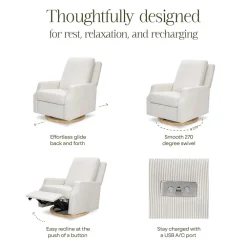 Crewe Electronic Recliner & Swivel Glider