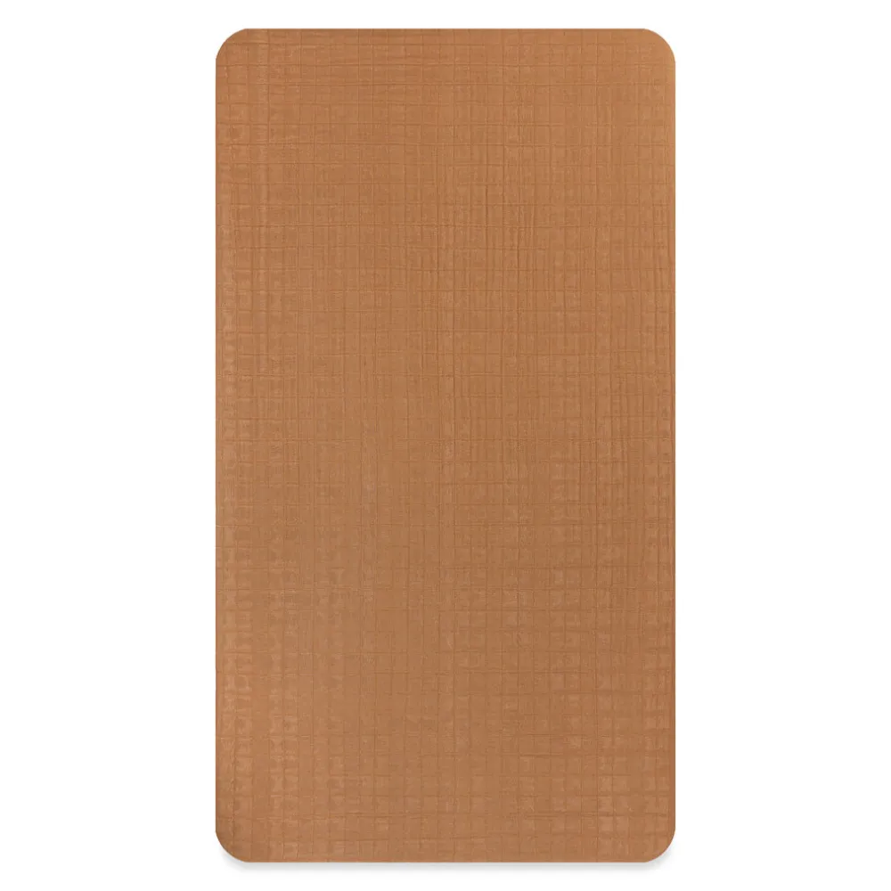 Crib Sheet In GOTS Certified Organic Muslin Cotton