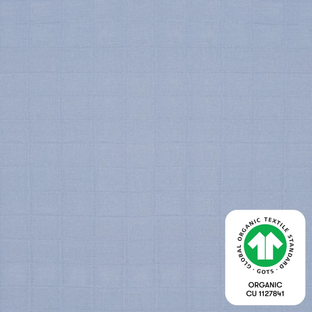 Crib Sheet In GOTS Certified Organic Muslin Cotton