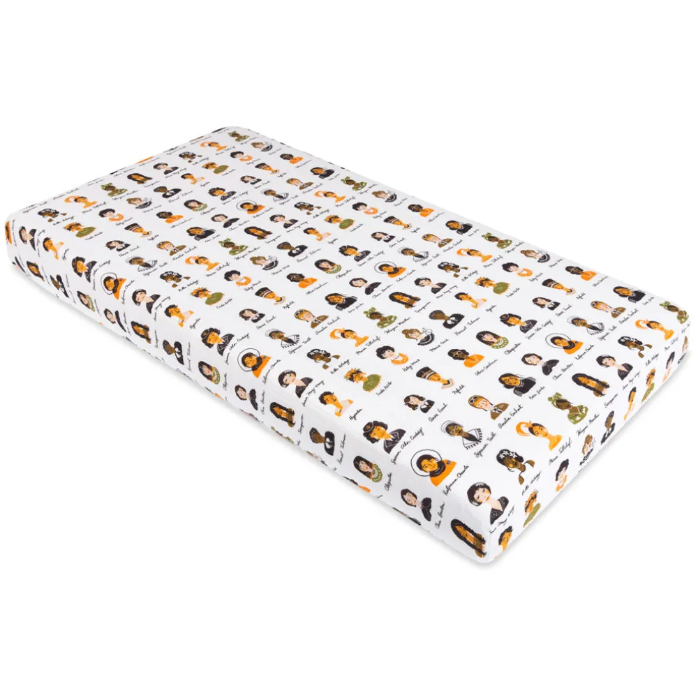 Crib Sheet In GOTS Certified Organic Muslin Cotton