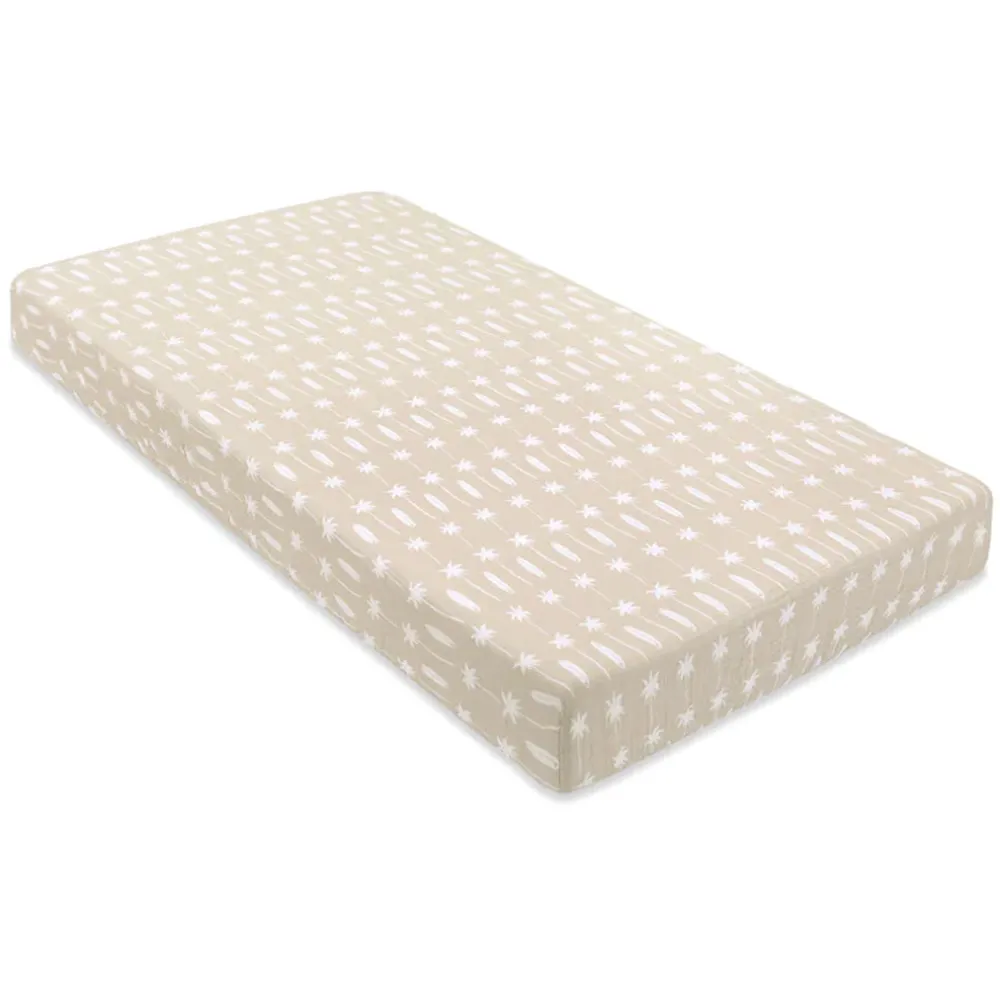 Crib Sheet In GOTS Certified Organic Muslin Cotton