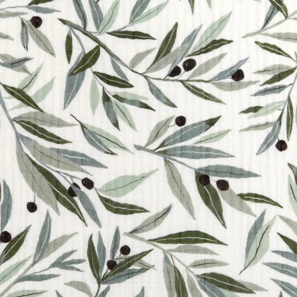 Crib Sheet In GOTS Certified Organic Muslin Cotton