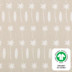 Crib Sheet In GOTS Certified Organic Muslin Cotton