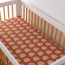 Crib Sheet In GOTS Certified Organic Muslin Cotton