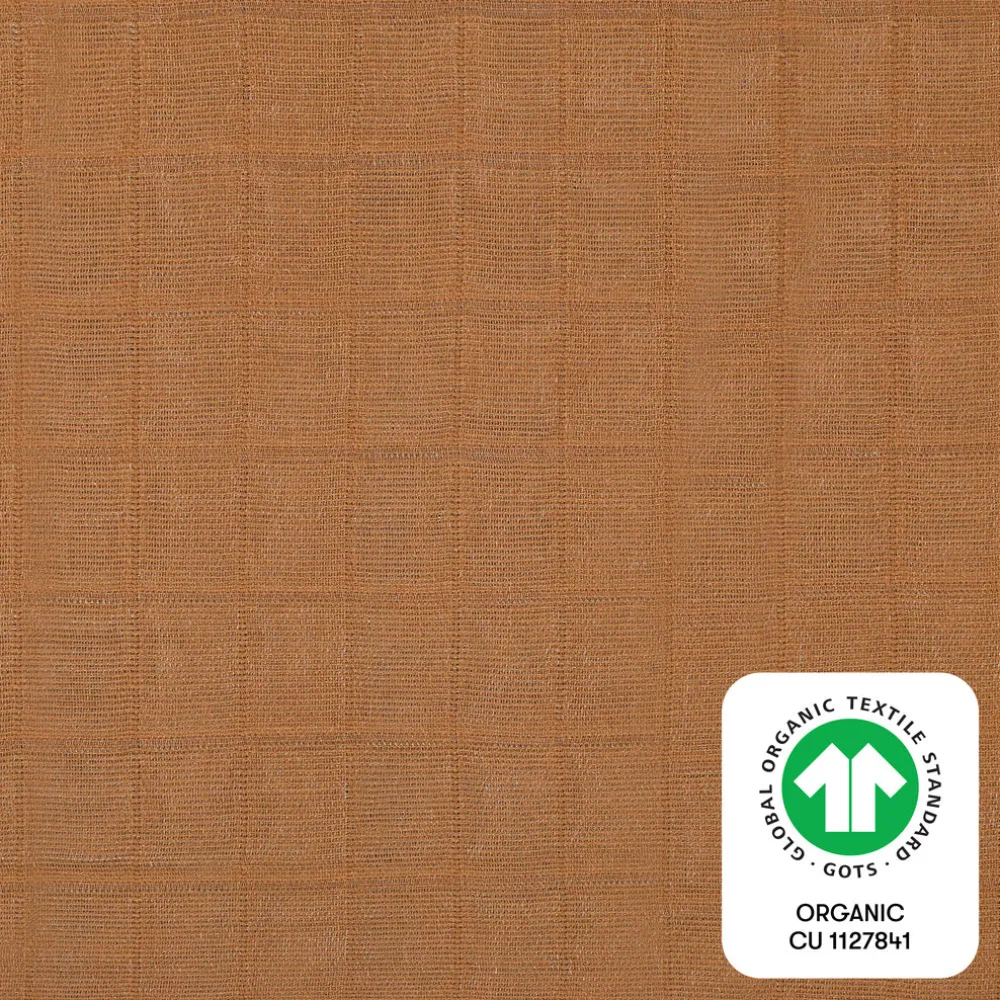 Crib Sheet In GOTS Certified Organic Muslin Cotton