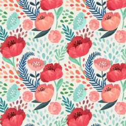 Crimson Poppy Mural