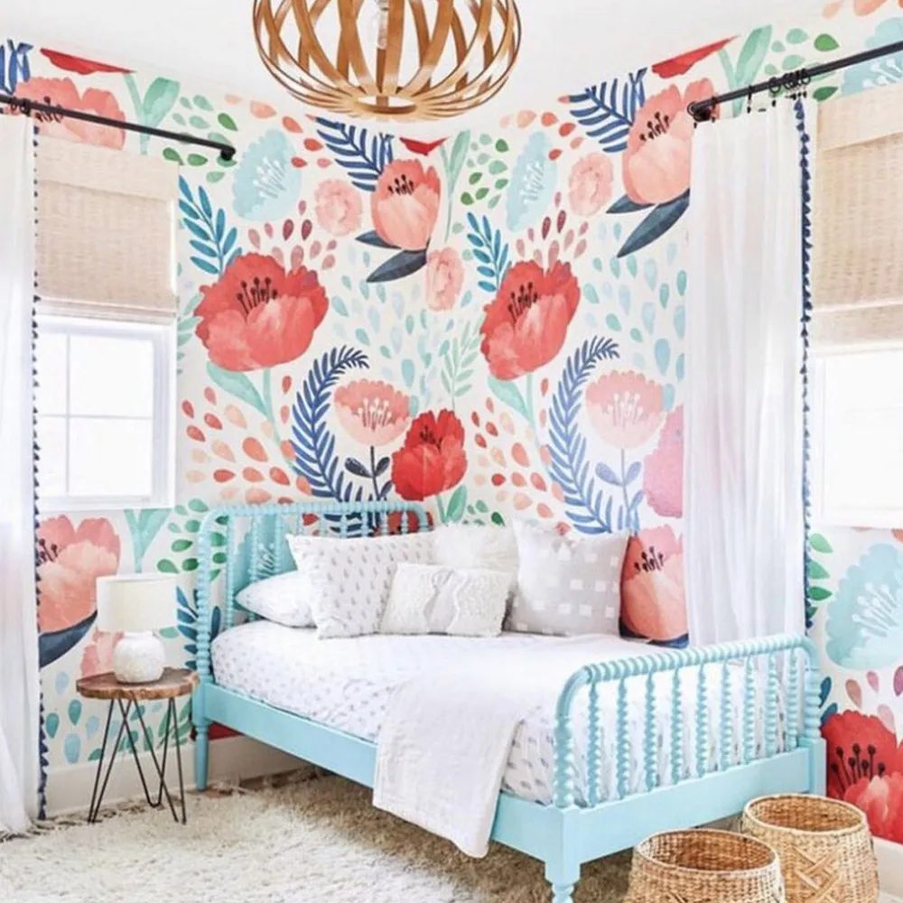 Crimson Poppy Mural