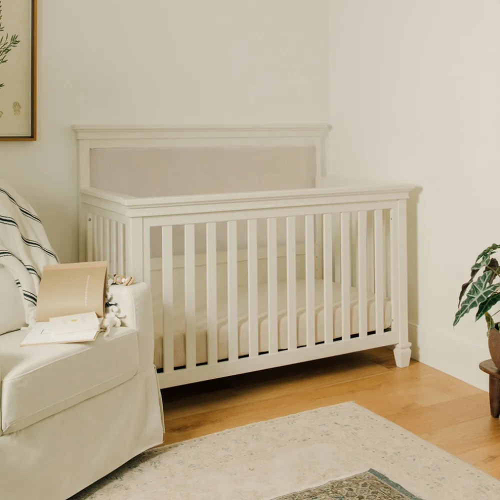 Darlington 4-in-1 Convertible Crib in Warm White