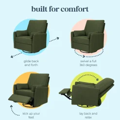 Ethan Recliner and Swivel Glider