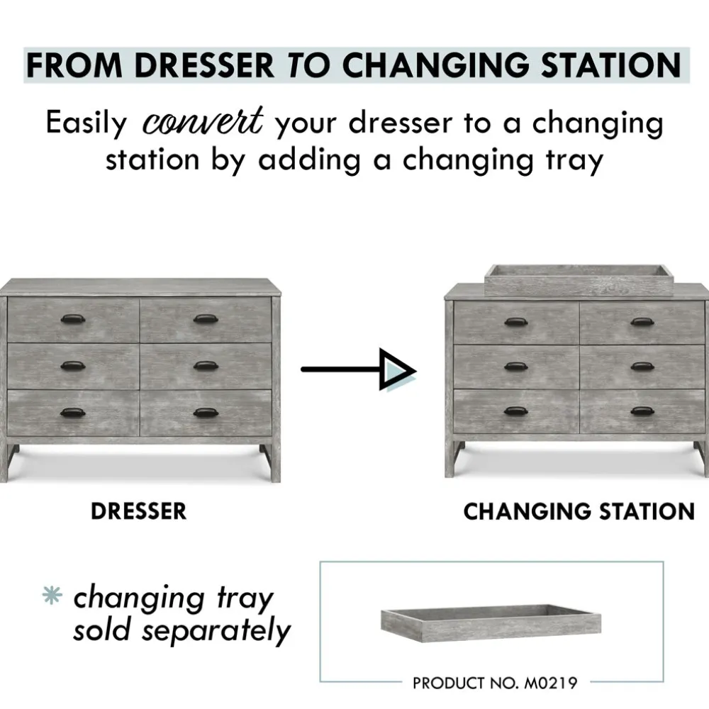 Fairway 6-Drawer Double Dresser
