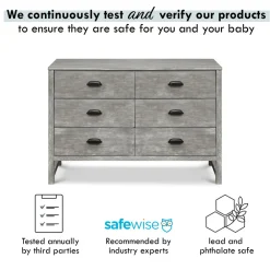 Fairway 6-Drawer Double Dresser