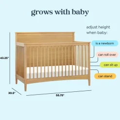 Frem 4-in-1 Convertible Crib