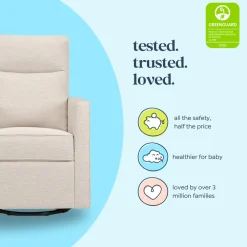 Gabby Pillowback Swivel Glider