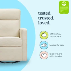 Gabby Pillowback Swivel Glider