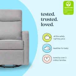 Gabby Pillowback Swivel Glider