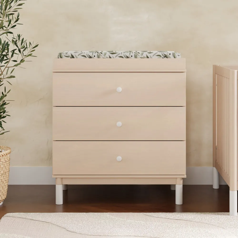Gelato 3-Drawer Compact Changer Dresser with Removable Changing Tray (34")