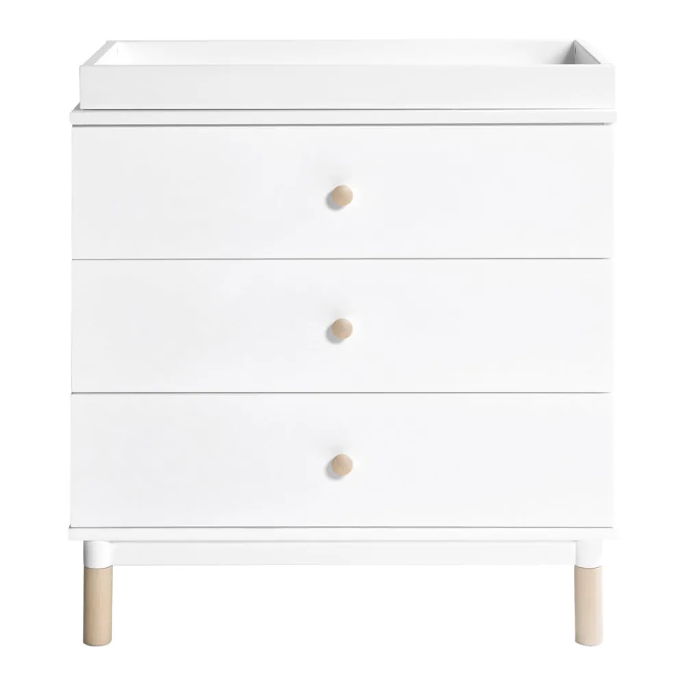 Gelato 3-Drawer Compact Changer Dresser with Removable Changing Tray (34")