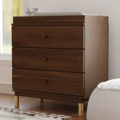 Gelato 3-Drawer Compact Changer Dresser with Removable Changing Tray (34