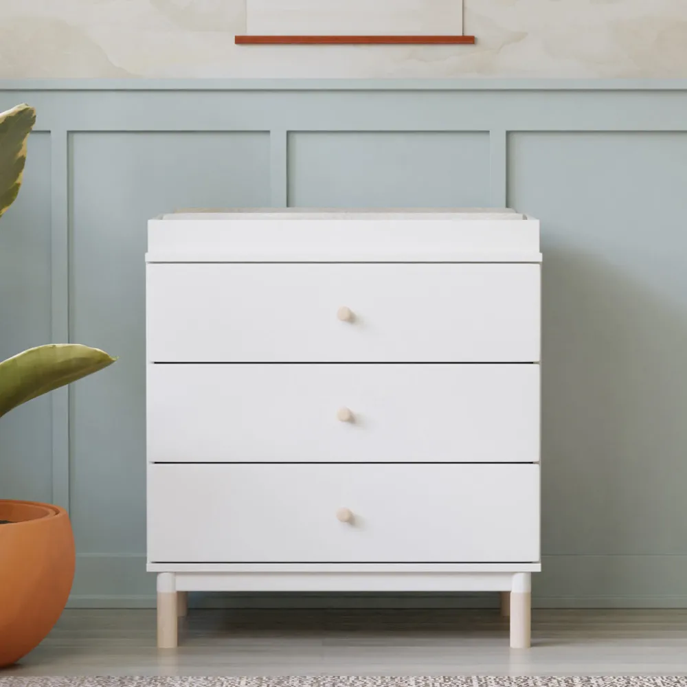 Gelato 3-Drawer Compact Changer Dresser with Removable Changing Tray (34")