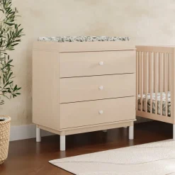 Gelato 3-Drawer Compact Changer Dresser with Removable Changing Tray (34