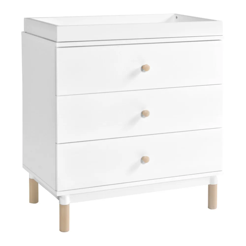 Gelato 3-Drawer Compact Changer Dresser with Removable Changing Tray (34")