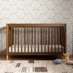 Gelato 4-in-1 Convertible Crib with Toddler Bed Conversion Kit