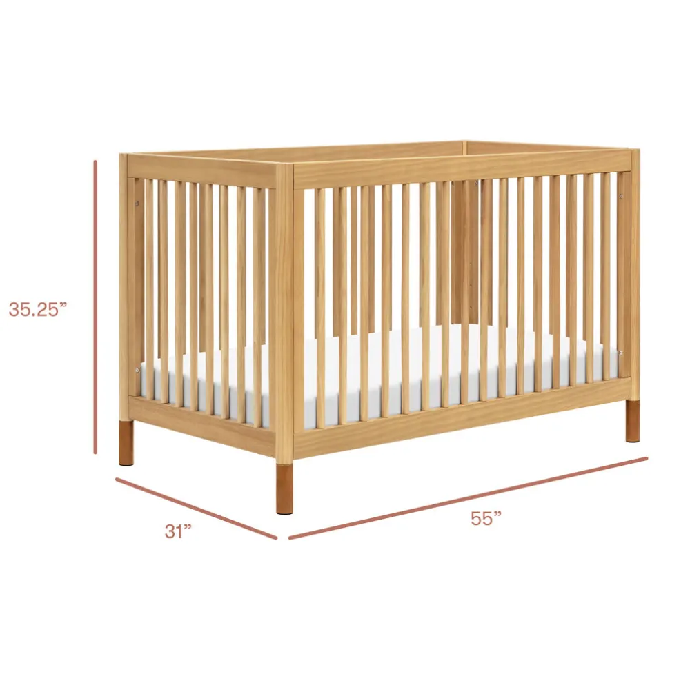 Gelato 4-in-1 Convertible Crib with Toddler Bed Conversion Kit